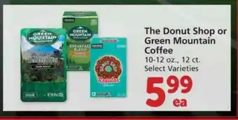 Albertsons The Donut Shop Or Green Mountain Coffee Select Varieties offer