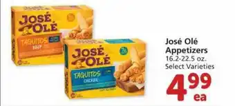 Albertsons José Olé Appetizers Select Varieties offer