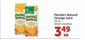 Albertsons Florida's Natural Orange Juice Select Varieties offer