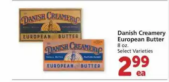Albertsons Danish Creamery European Butter Select Varieties offer