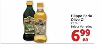 Albertsons Filippo Berio Olive Oil Select Varieties offer