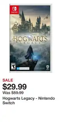 Game Stop Hogwarts Legacy - Nintendo Switch offer