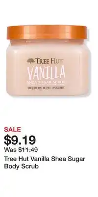 Ulta Beauty Tree Hut Vanilla Shea Sugar Body Scrub offer