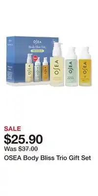 Ulta Beauty OSEA Body Bliss Trio Gift Set offer