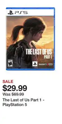 Game Stop The Last of Us Part 1 - PlayStation 5 offer