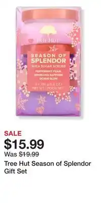 Ulta Beauty Tree Hut Season of Splendor Gift Set offer