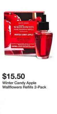 Bath & Body Works Winter Candy Apple Wallflowers Refills 2-Pack offer