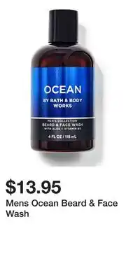 Bath & Body Works Mens Ocean Beard & Face Wash offer