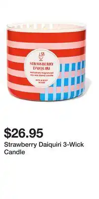 Bath & Body Works Strawberry Daiquiri 3-Wick Candle offer