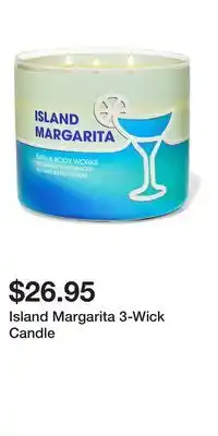 Bath & Body Works Island Margarita 3-Wick Candle offer