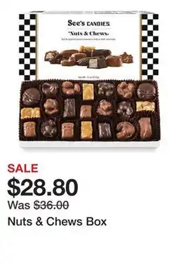 Belk Nuts & Chews Box offer