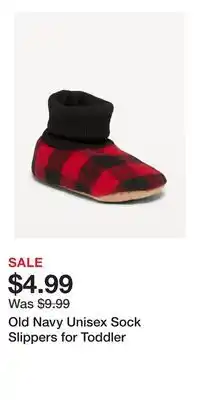 Old Navy Old Navy Unisex Sock Slippers for Toddler offer