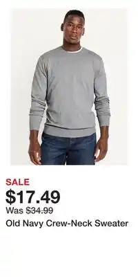 Old Navy Old Navy Crew-Neck Sweater offer