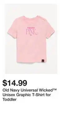 Old Navy Old Navy Universal Wicked Unisex Graphic T-Shirt for Toddler offer