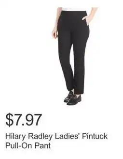 Costco Hilary Radley Ladies' Pintuck Pull-On Pant offer