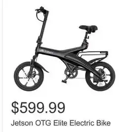 Costco Jetson OTG Elite Electric Bike offer