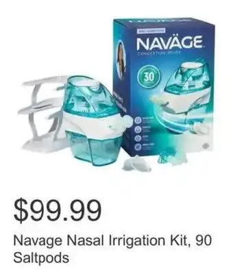 Costco Navage Nasal Irrigation Kit, 90 Saltpods offer