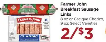 Food 4 Less Farmer John Breakfast Sausage offer