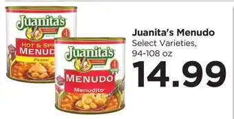 Food 4 Less Juanita's Menudo offer