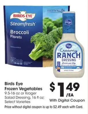 Ralphs Birds Eye Frozen Vegetables offer