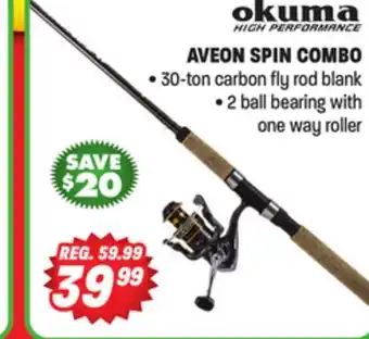 Big 5 Okuma Aveon Spinning Combo offer