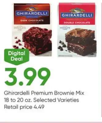 Stater Bros Ghirardelli Premium Brownie Mix offer