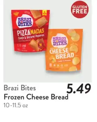 Fresh Thyme Brazi Bites Frozen Cheese Bread offer