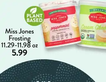 Fresh Thyme Miss Jones Frosting offer