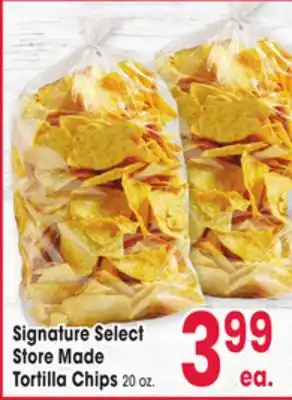 Jewel-Osco Signature Select Store Made Store Made Tortilla Chips offer