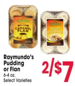 Jewel-Osco Raymundo's Pudding or Flan offer