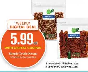 Mariano's Simple Truth Pecans offer