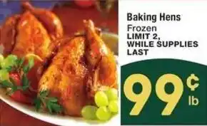 Albertsons Baking Hens offer