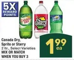 Albertsons Canada Dry, Sprite or Starry offer