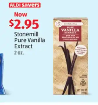 Aldi Stonemill Pure Vanilla Extract offer