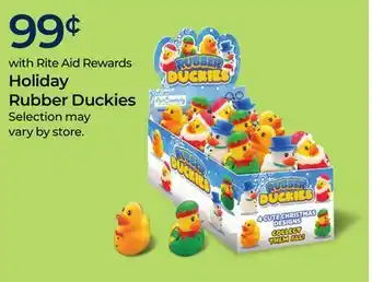 Rite Aid Holiday Rubber Duckies offer