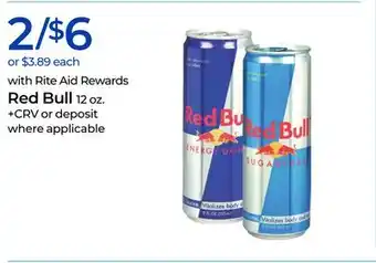 Rite Aid Red Bull offer