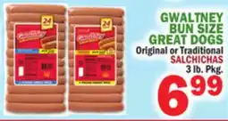 Bravo Supermarkets GWALTNEY BUN SIZE GREAT DOGS offer