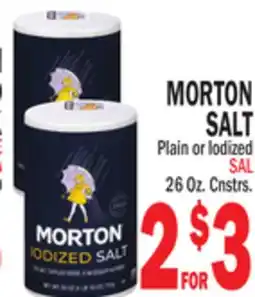 Bravo Supermarkets MORTON SALT offer