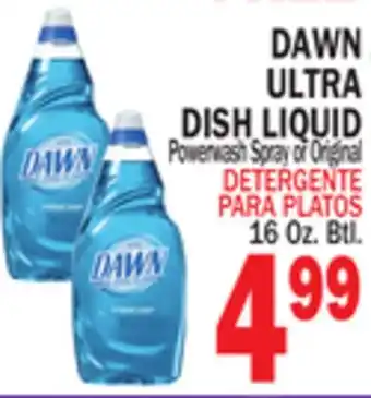 Bravo Supermarkets DAWN ULTRA DISH LIQUID offer