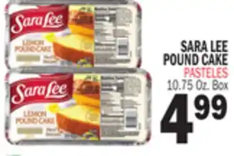 Bravo Supermarkets SARA LEE POUND CAKE offer