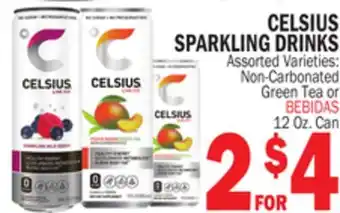 Bravo Supermarkets CELSIUS SPARKLING DRINKS offer