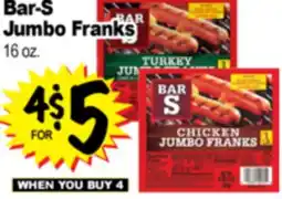 Superior Grocers Bar-S Jumbo Franks offer