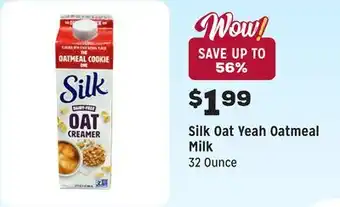 Grocery Outlet Oat Yeah Oatmeal Milk offer