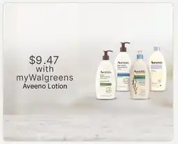 Walgreens Aveeno Lotion offer