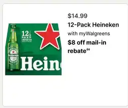 Walgreens 12 Pack Heineken offer