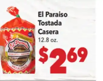 Vallarta Supermarkets El Paraiso Tostada Casera offer