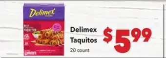 Vallarta Supermarkets Delimex Taquitos offer