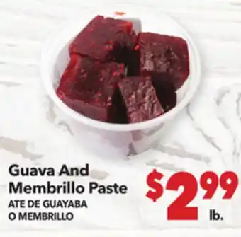 Vallarta Supermarkets Guava or Membrillo Paste/ATE DE GUAYABA O MEMBRILLO offer