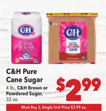 Vallarta Supermarkets C&H Pure Cane Sugar offer