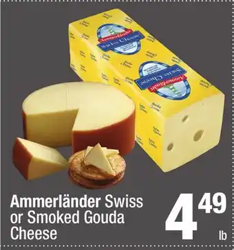 Super King Markets Ammerländer Swiss or Smoked Gouda Cheese offer